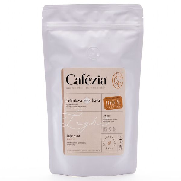 Cafézie Light roast (Sarah blend) mletá BIO 250g