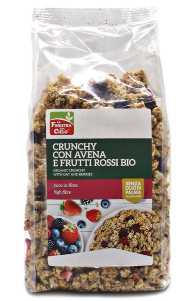 Crunchy granola lesní ovoce BIO La Finestra