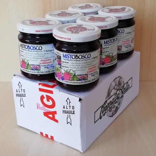 Džem z lesního ovoce TOP BIO 6 x 210g Agritur