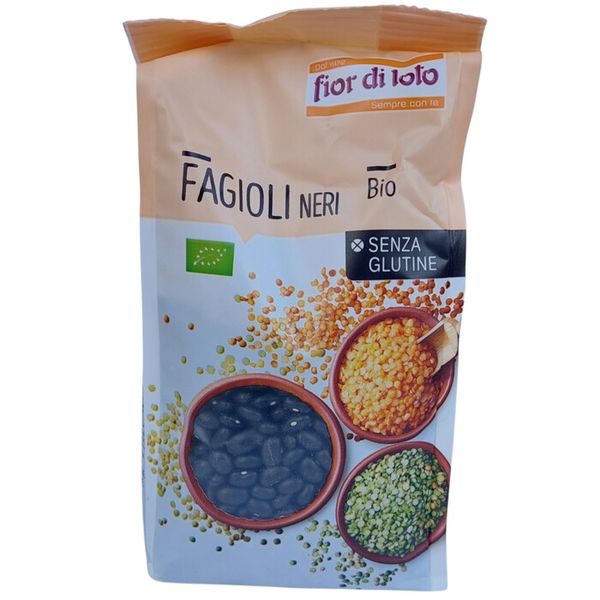 Fazole černá BIO 400g fior di loto