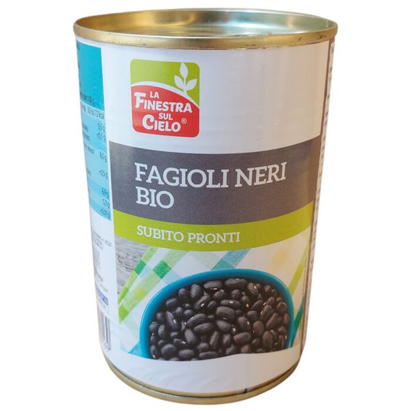 Fazole černá sterilizovaná BIO 400g La Finestra