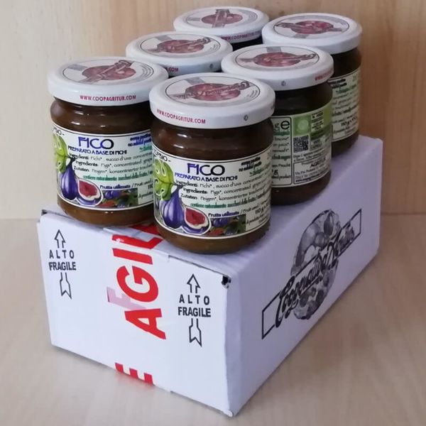 Fíkový džem TOP BIO 6 x 210g Agritur