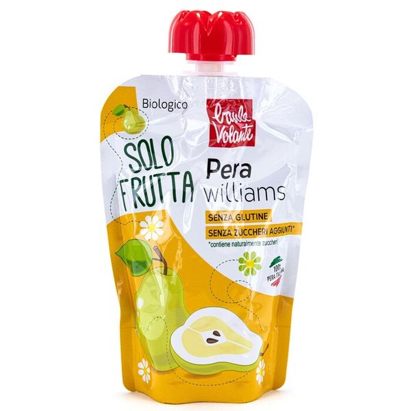 Hruška Williams - ovocná kapsička Solo Frutta BIO 100g Baule Volante