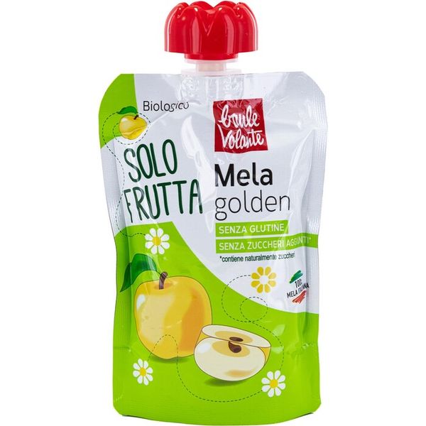 Jablko Golden - ovocná kapsička Solo Frutta BIO 100g Baule Volante