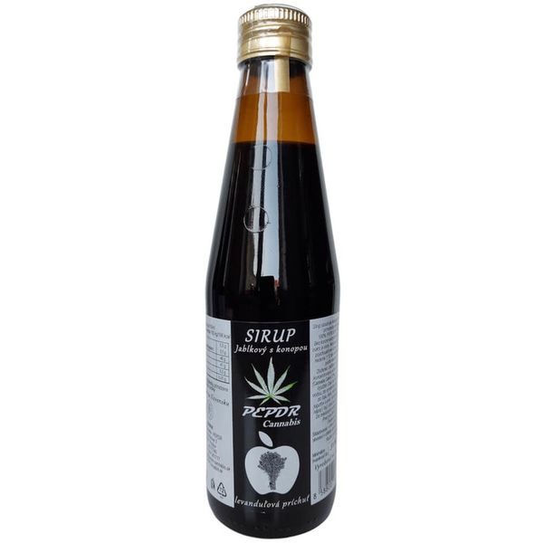 Jablečný sirup s konopou - levandule 250ml PEPDR Cannabis