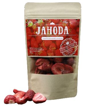 Jahoda lyofilizovaná 75g Healthy Planet