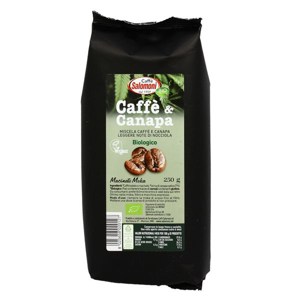 Káva &amp; Konopí BIO 250g Salomoni