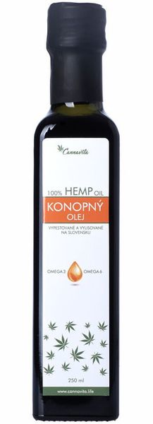 Konopný olej 250ml Cannavita