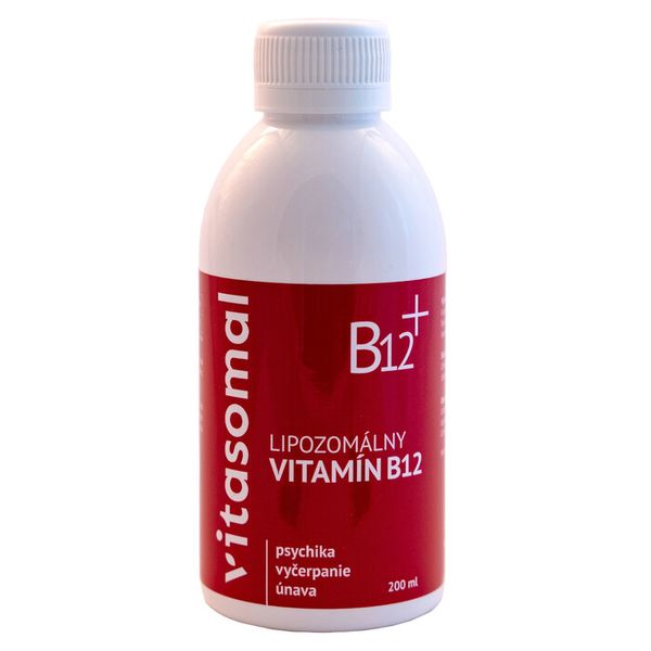 Lipozomální vitamín B12 200ml bez konzervantů Vitasomal