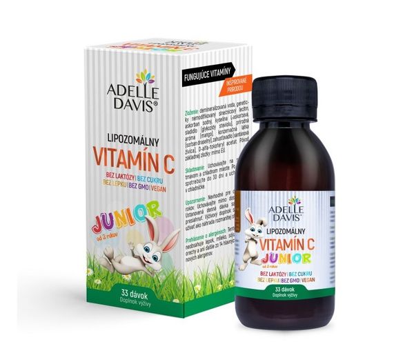 Liposomální vitamín C JUNIOR 100ml Adelle Davis