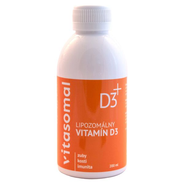 Lipozomální vitamín D3 200ml bez konzervantů Vitasomal