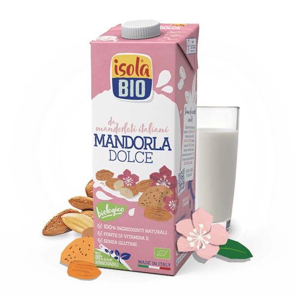 Mandlový nápoj 5% TOP BIO 1l isola BIO