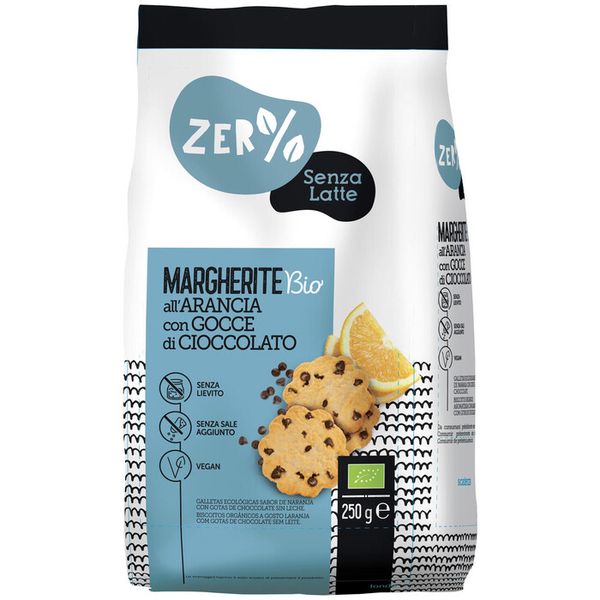 Margherite pomerančové s kousky čokolády BIO 250g Zer%