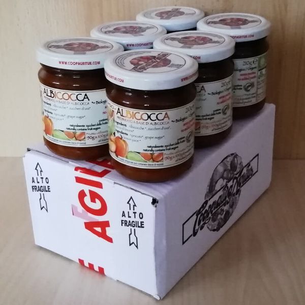 Meruňkový džem TOP BIO 6 x 210g Agritur