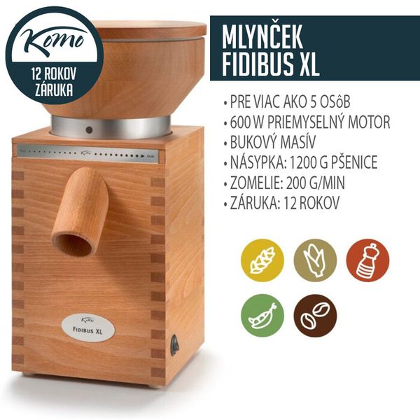 Mlýnek Fidibus XL 600W KoMo