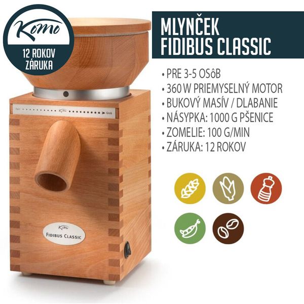 Mlýnek Fidibus Classic 360W KoMo