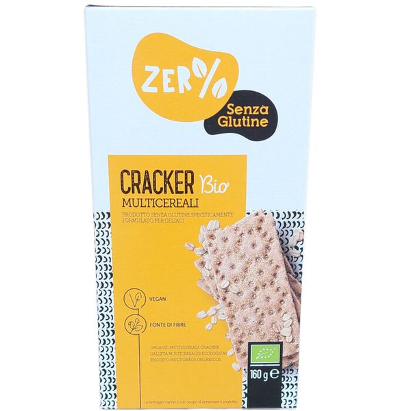 Multicereální bezlepkové krekry BIO 160g Zer% Glutine