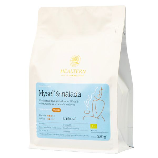 Mysl &amp; Nálada zrnková BIO 250g Healtern