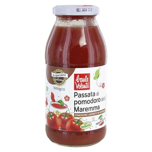 Pasírovaná rajčata s bazalkou BIO 500g Baule Volante