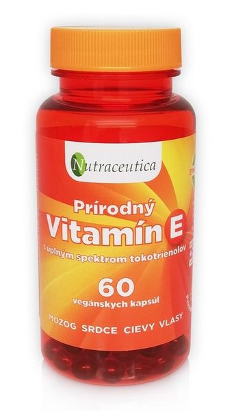 Přírodní vitamín E kapsle 60ks Nutraceutica