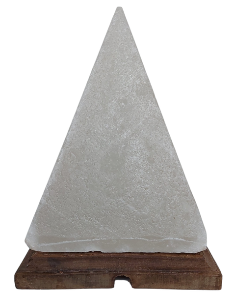 Pyramida - bílá solná lampa 3kg DOBRIO