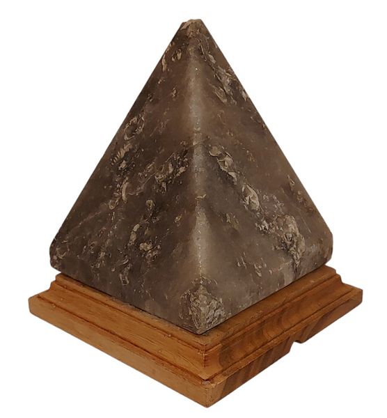 Pyramida - šedá solná lampa 3kg DOBRIO