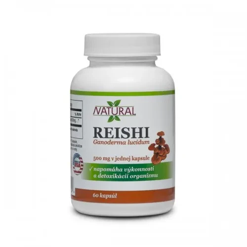 Reishi - Ganoderma lucidum 500mg tobolky 60ks Natural