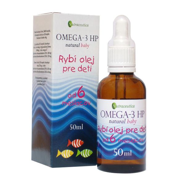 Rybí olej Omega-3 HP Natural Baby 50ml Nutraceutica