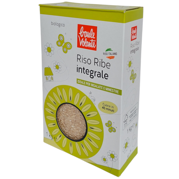 Rýže Ribe dlouhozrnná natural BIO 1kg Baule Volante