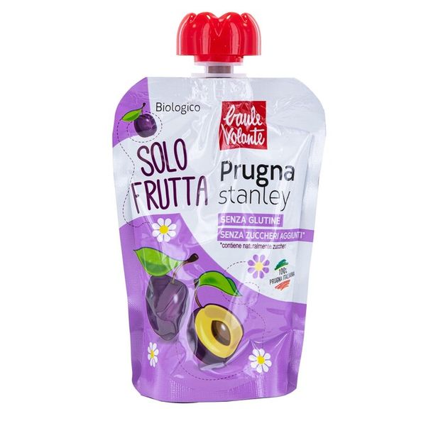 Švestka Stanley - ovocná kapsička Solo Frutta BIO 100g Baule Volante