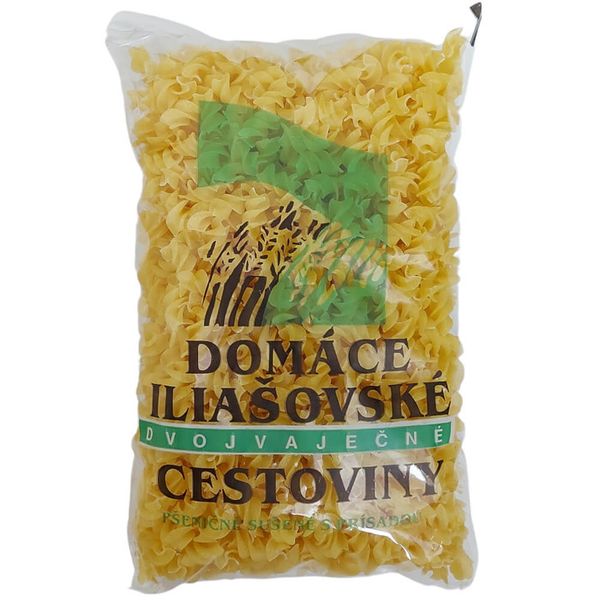 Spirály (vřetene) 400g Domácí Iliašovské těstoviny