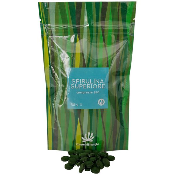 Spirulina 500mg TOP BIO tablety ConsonniBioalghe