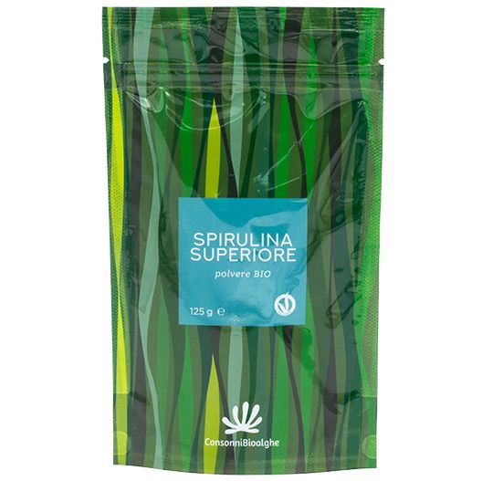 Spirulina TOP BIO prášek 125g ConsonniBioalghe