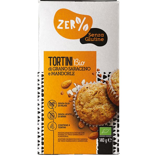 Tortini pohankové s mandlemi BIO 140g Zer% Glutine