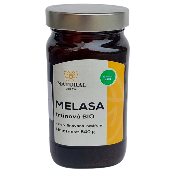 Třtinová melasa BIO 540g Natural Jihlava